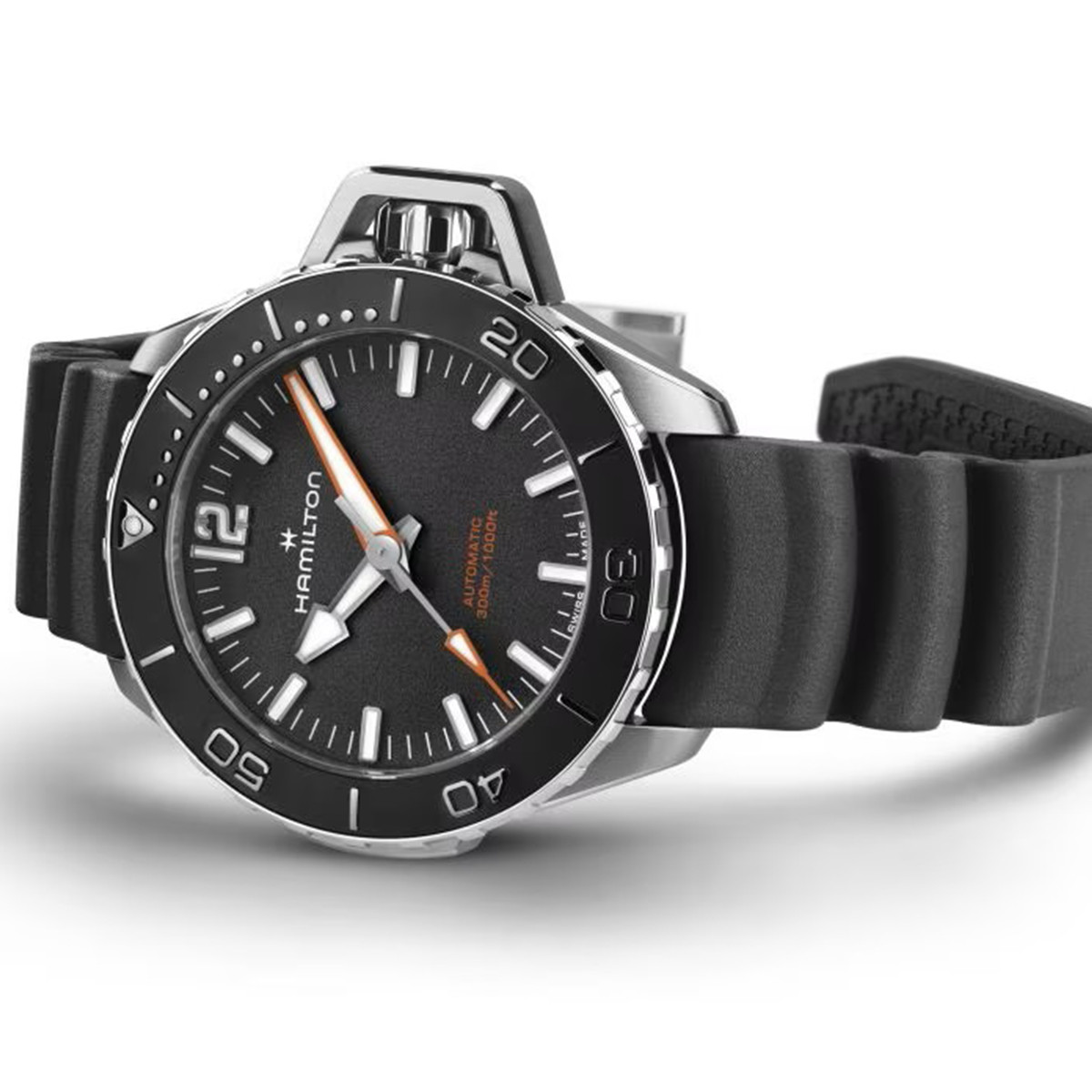 Hamilton khaki navy discount frogman automatic watch