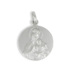 SCAPULAR 20 MM STERLING SILVER