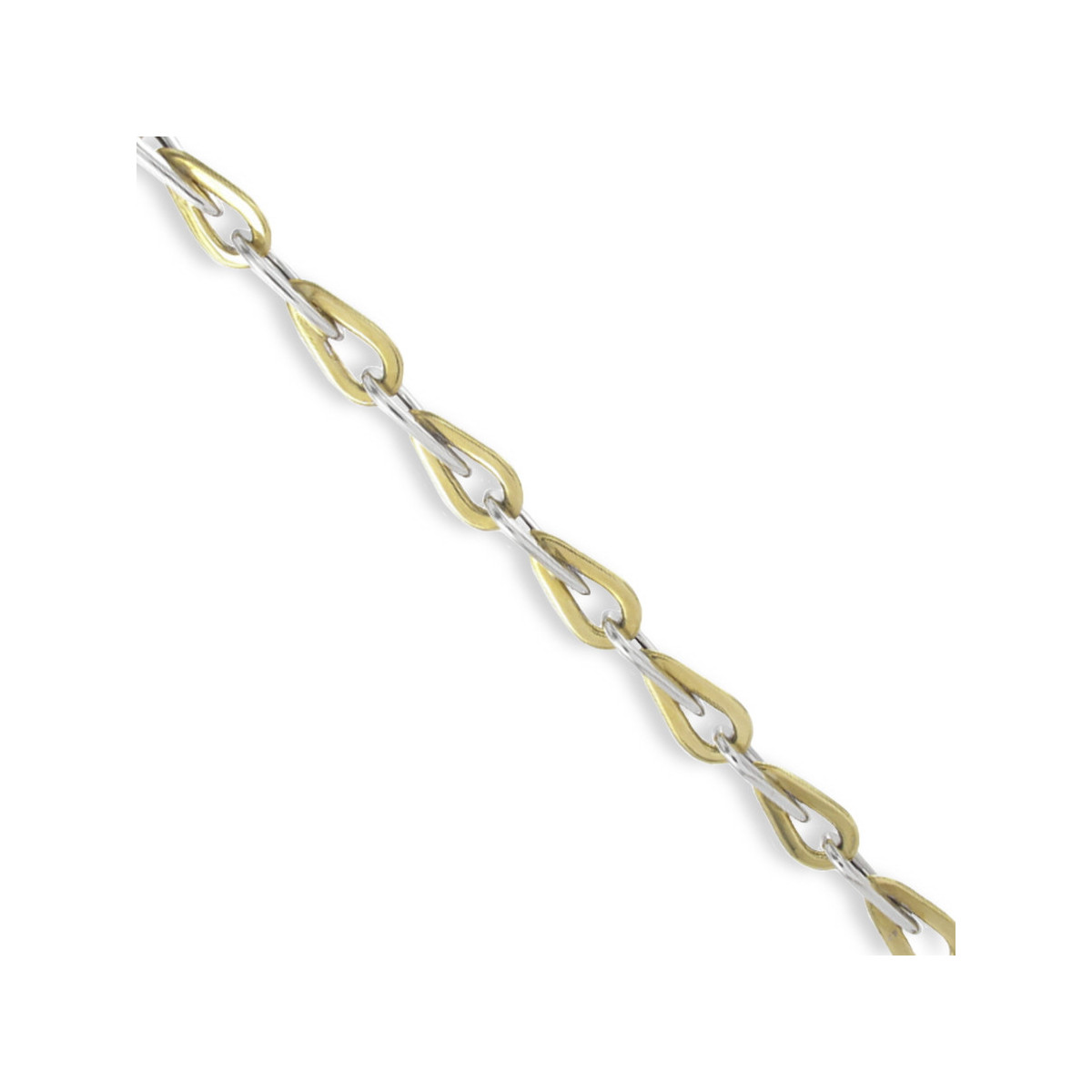 YELLOW GOLD AND WHITE GOLD BRACELET