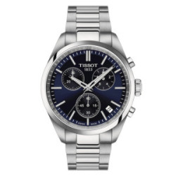 TISSOT PR100 CHRONOGRAPH BLUE DIAL