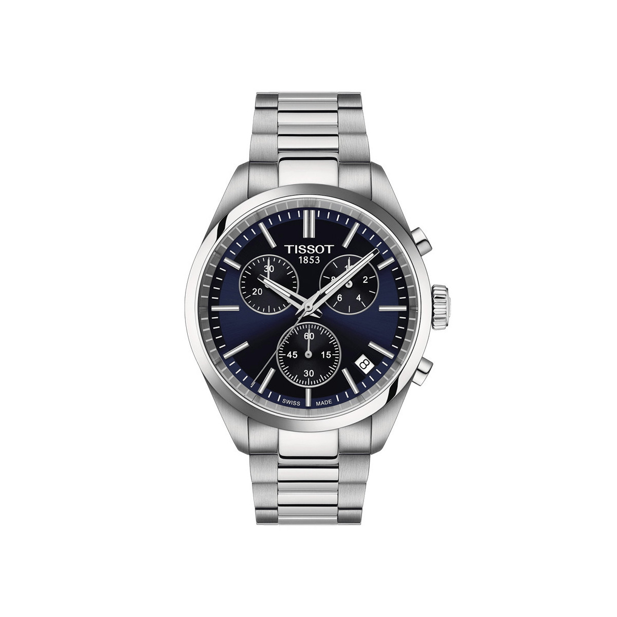 TISSOT PR100 CHRONOGRAPH BLUE DIAL