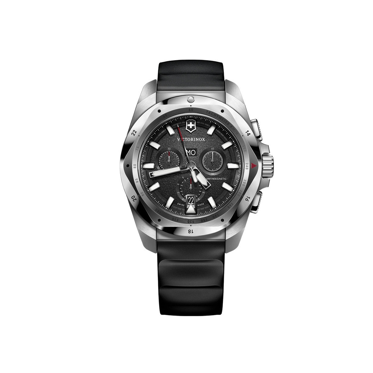 VICTORINOX BLACK STAINLESS STEEL WITH CHRONOGRAPH