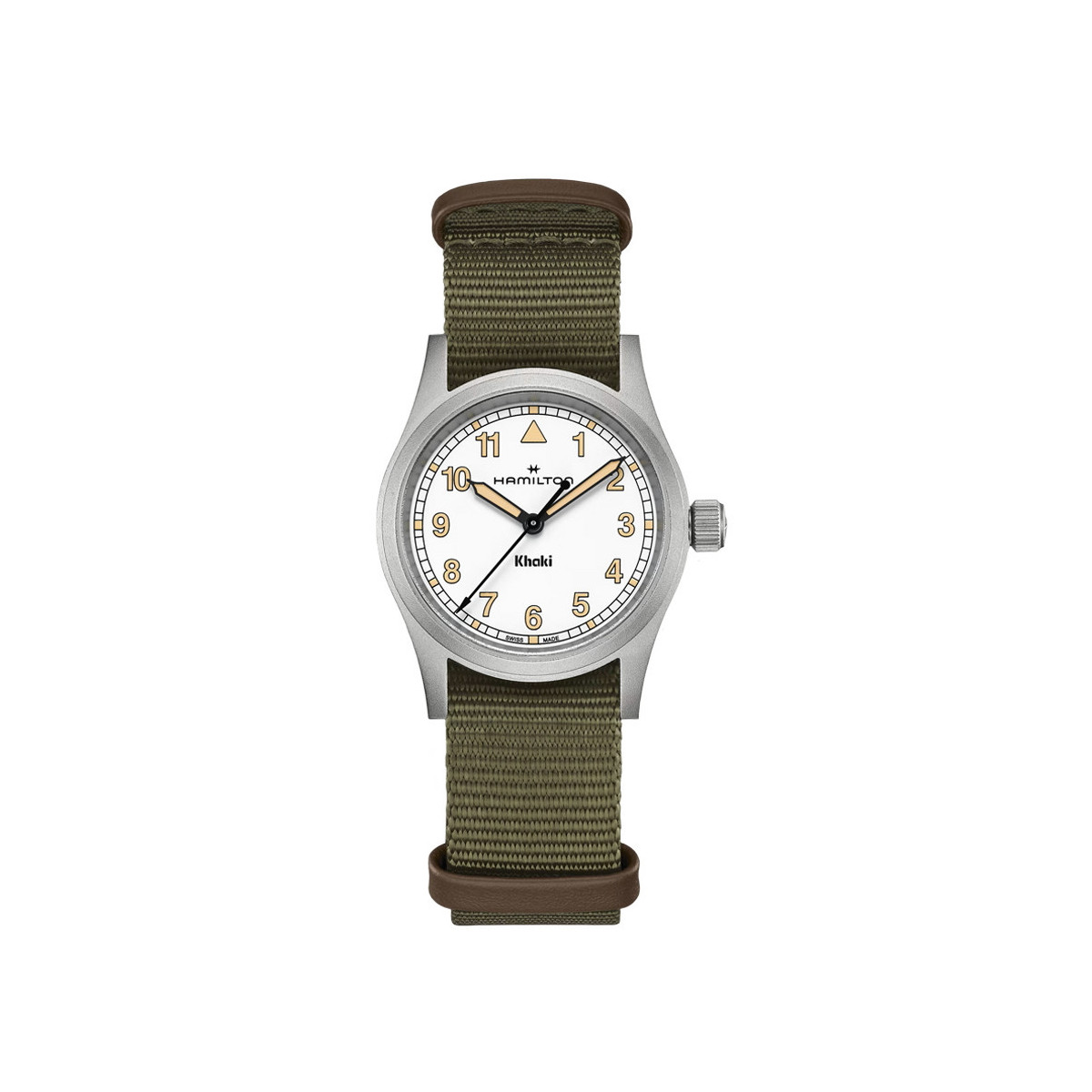 HAMILTON KHAKI FIELD BLANC 33 MM