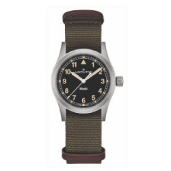 HAMILTON KHAKI FIELD BLACK 33 MM