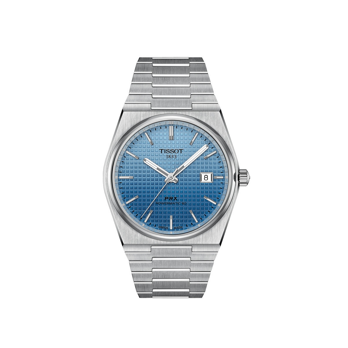 TISSOT PRX POWERMATIC 80 AZUL CLARO CAMALEÓNICO