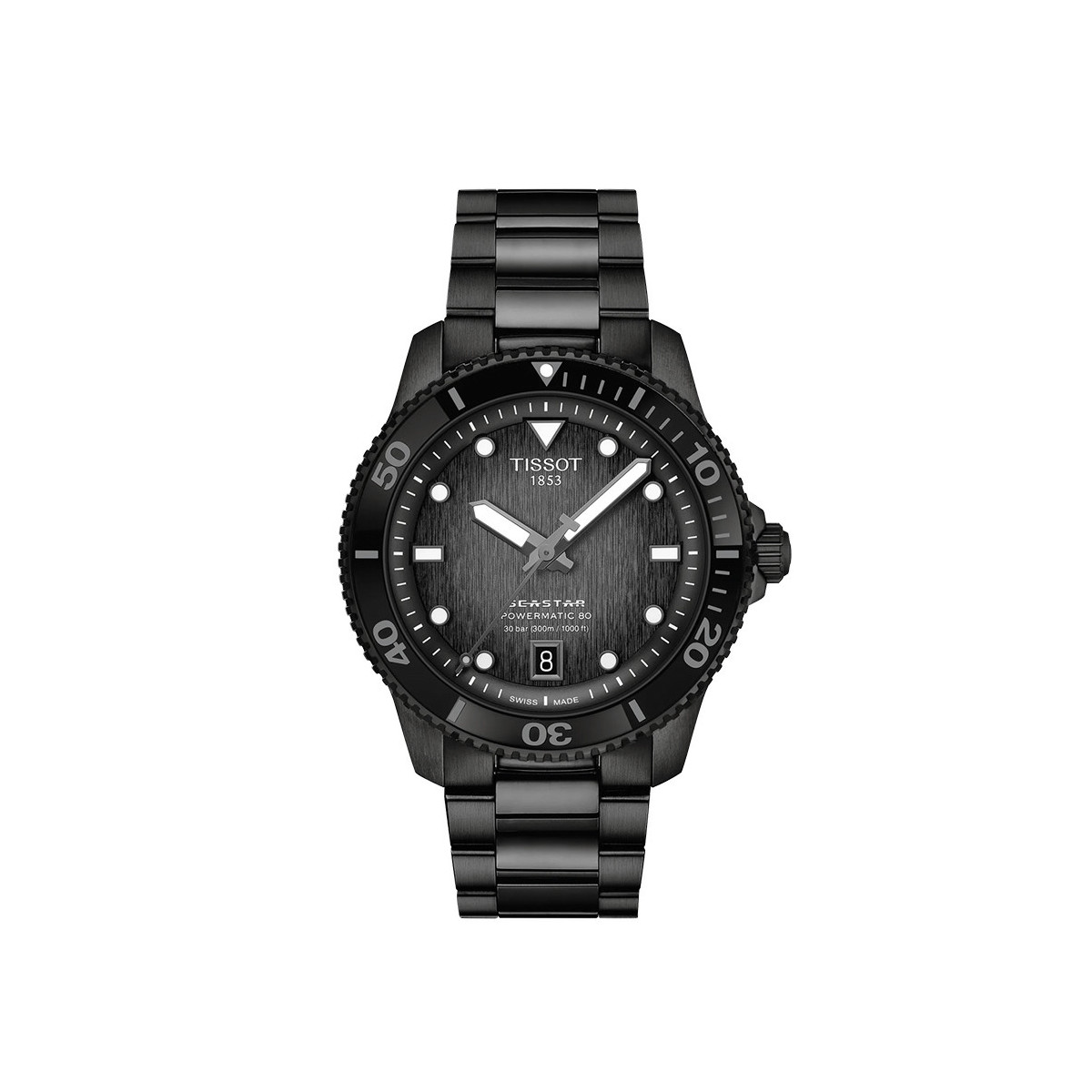 TISSOT SEASTAR 1000 POWERMATIC PVD NEGRO