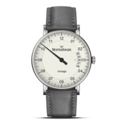 MEISTERSINGER VINTAGO WHITE DIAL