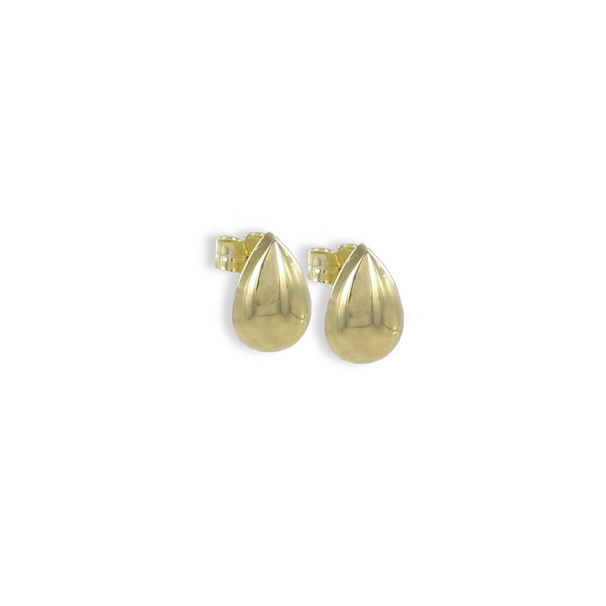 PENDIENTES GOTA ORO AMARILLO