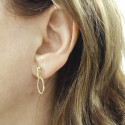 PENDIENTES ORO CON COLGANTE