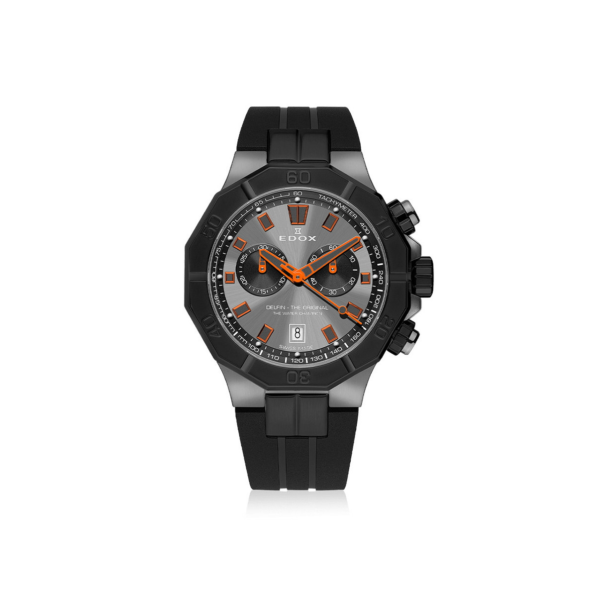 EDOX DELFIN CHRONOGRAPH ORANGE INDICES