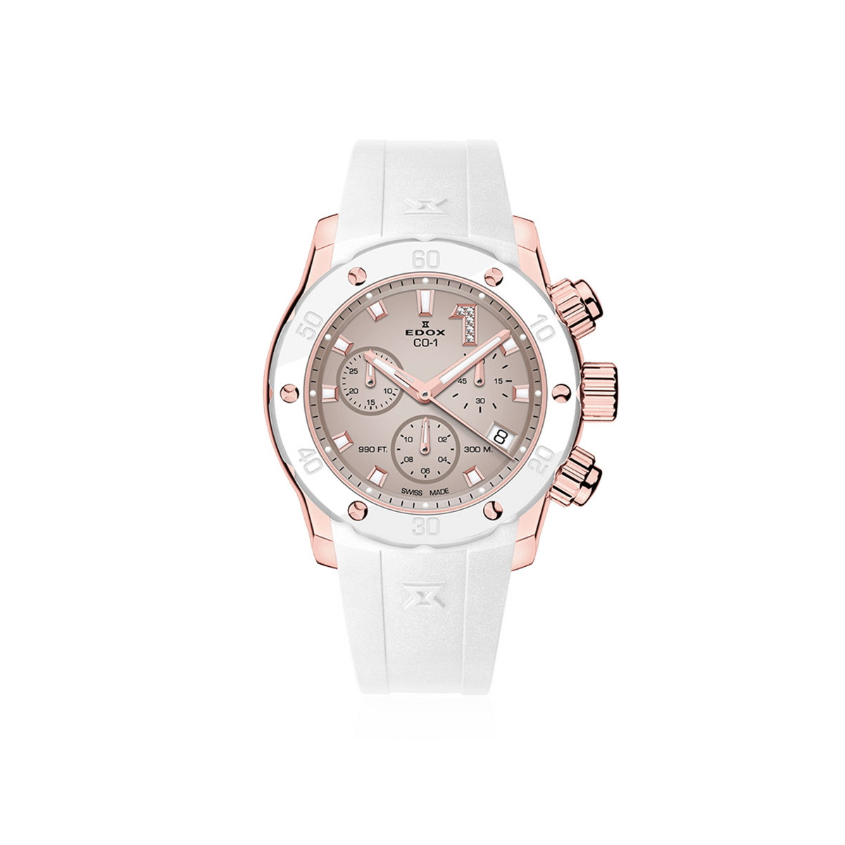 EDOX CO-1 ROSA Y BLANCO